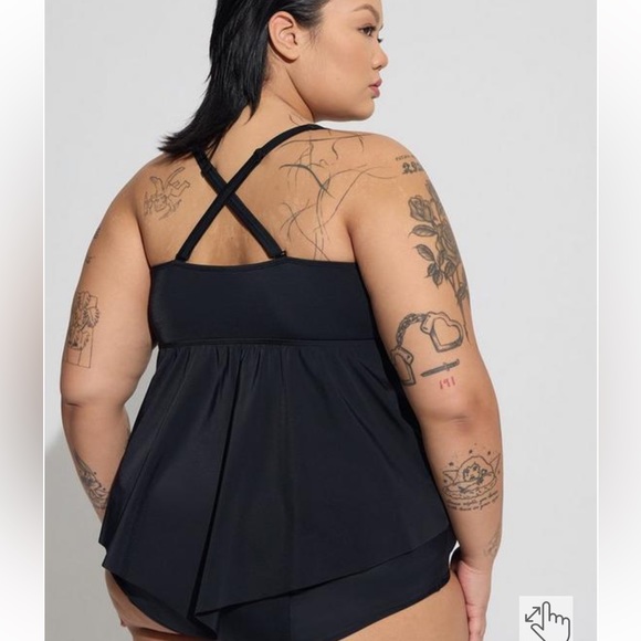 New! Torrid sz 3 Wireless Tankini Swim Bathing Suit 3X - Picture 3 of 3